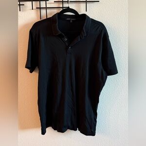 Robert Barakett Men’s Black Pima Cotton Polo Shirt Size XL